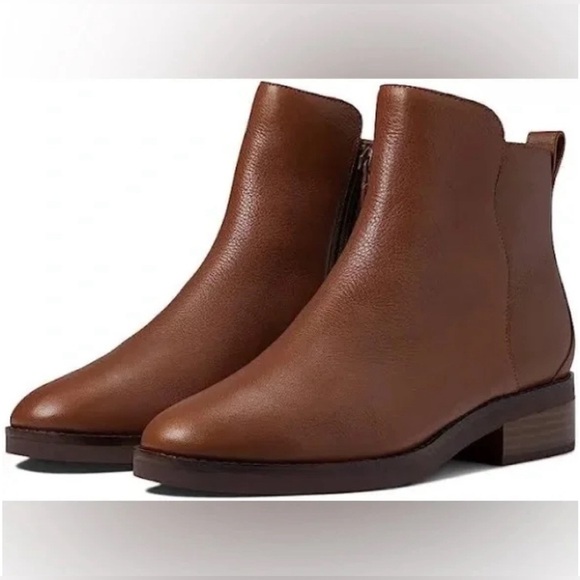 Cole Haan Sequoia Leather River Chelsea Bootie Boot - Picture 1 of 12